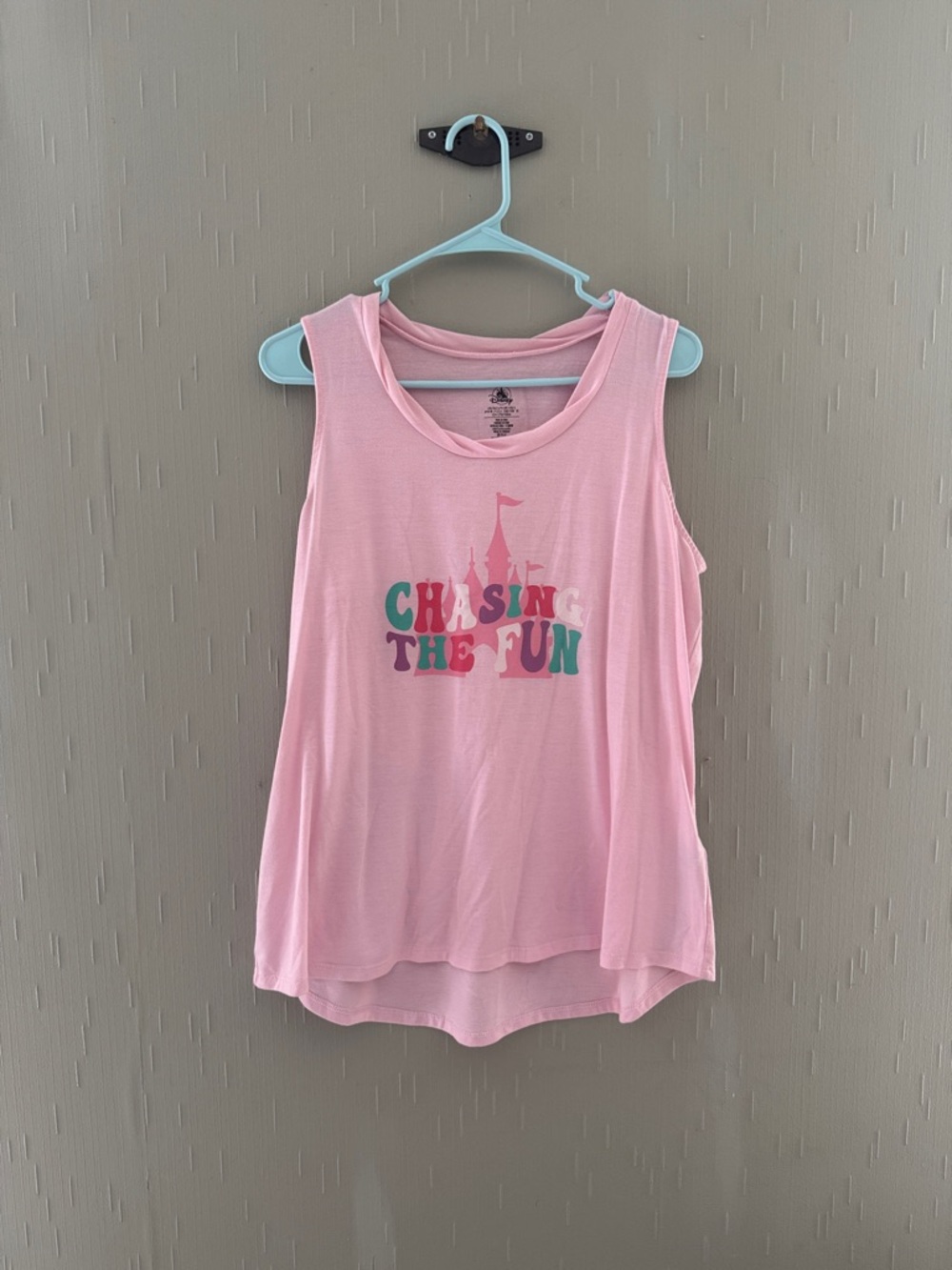 Disney Pink 'Chasing the Fun' Graphic Tank
